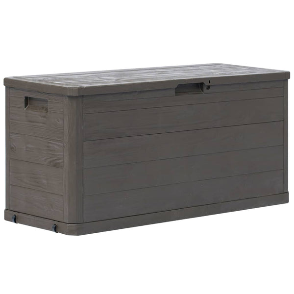 Garten-Aufbewahrungsbox 280 L Braun