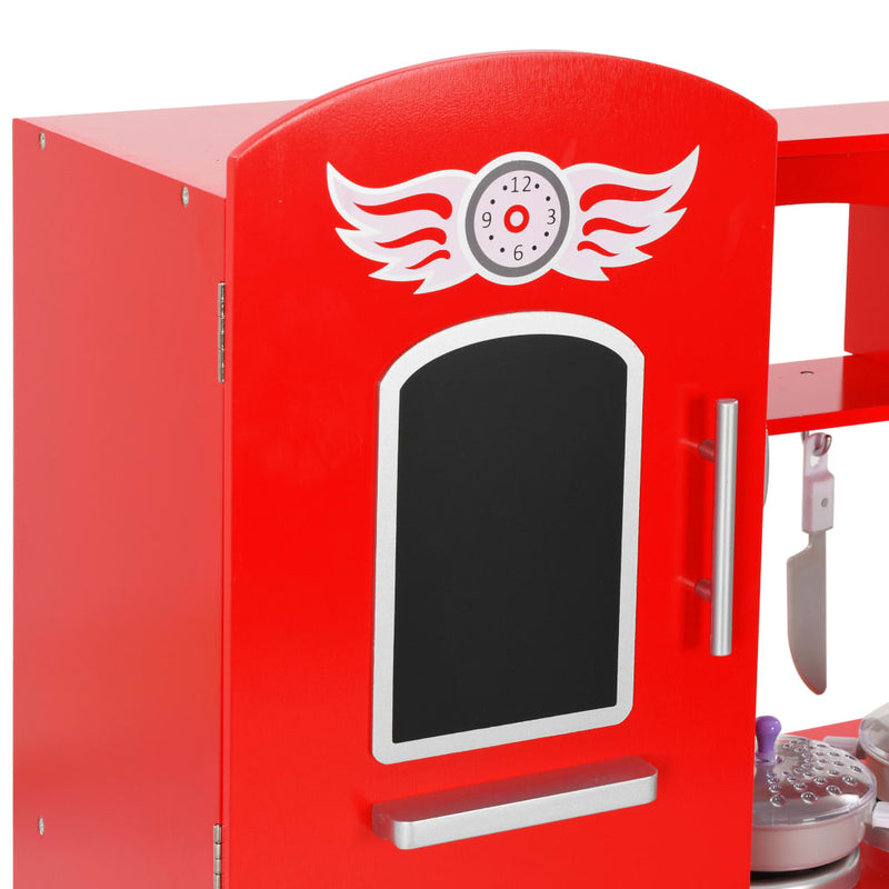 Kinderspielküche MDF 84×31×89 cm Rot