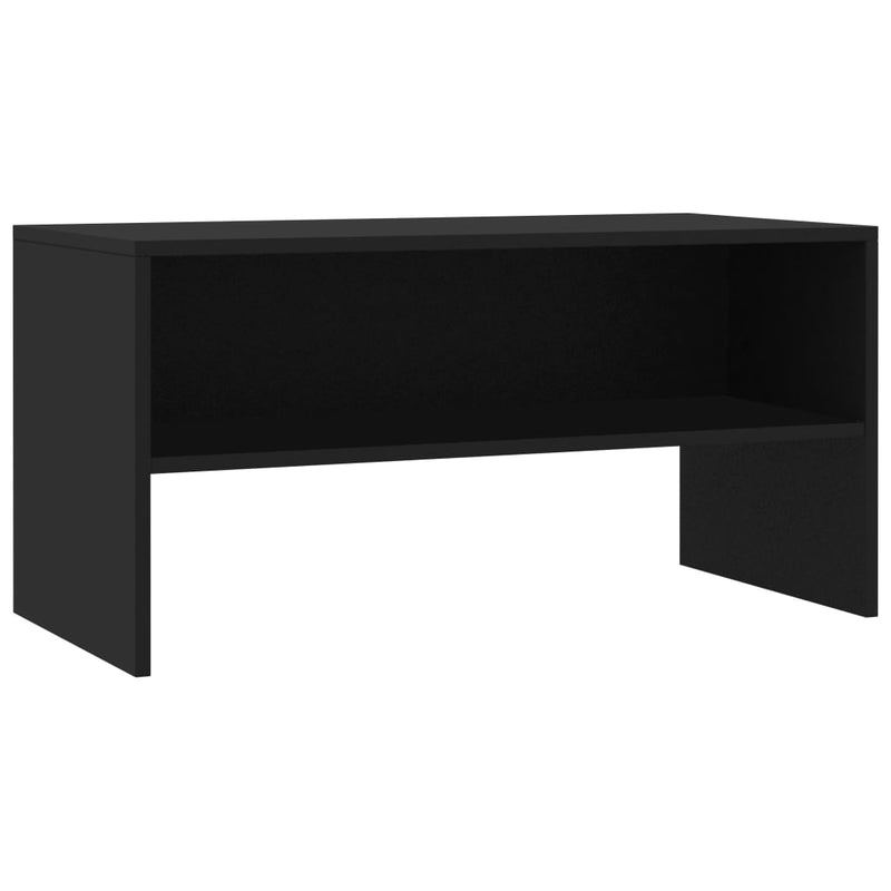 TV-Schrank Schwarz 80x40x40 cm Holzwerkstoff