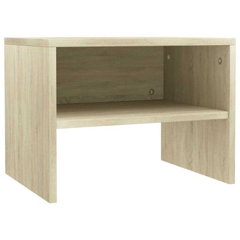 Nachttische 2 Stk. Sonoma-Eiche 40 x 30 x 30 cm Spanplatte