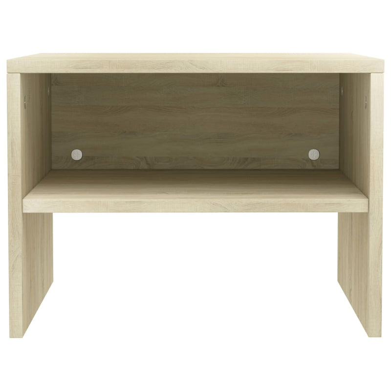 Nachttische 2 Stk. Sonoma-Eiche 40 x 30 x 30 cm Spanplatte