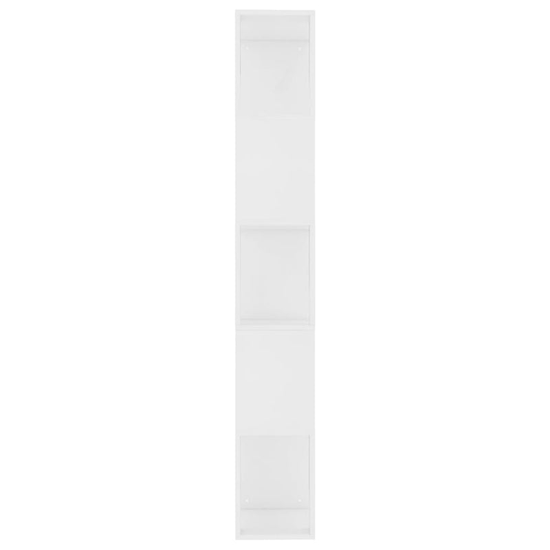 Bücherregal/Raumteiler Weiß 45x24x159 cm Holzwerkstoff