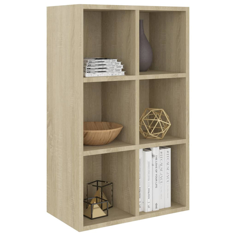 Bücherregal/Sideboard Sonoma-Eiche 66x30x97,8 cm Holzwerkstoff