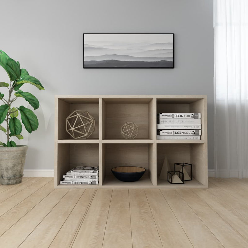 Bücherregal/Sideboard Sonoma-Eiche 66x30x97,8 cm Holzwerkstoff