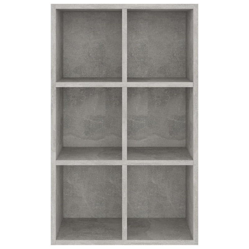 Bücherregal/Sideboard Betongrau 66x30x97,8 cm Holzwerkstoff