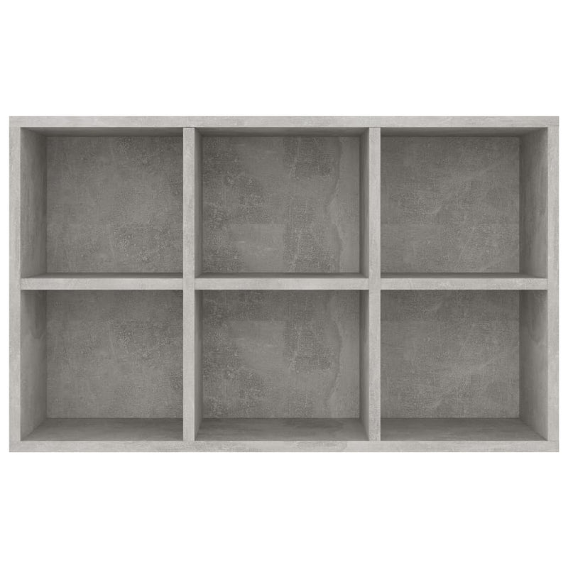 Bücherregal/Sideboard Betongrau 66x30x97,8 cm Holzwerkstoff