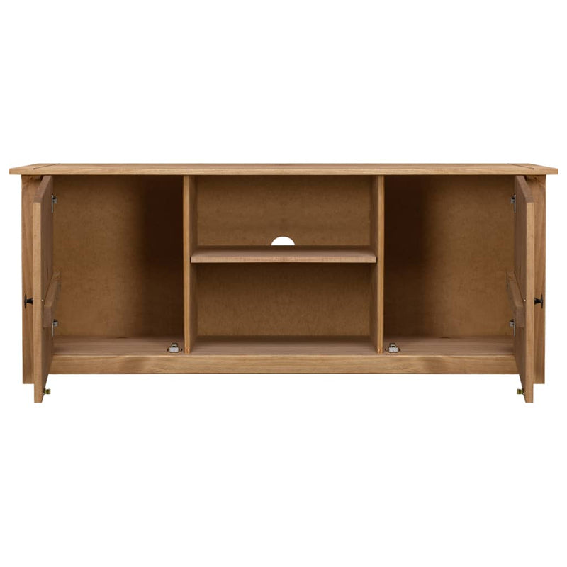 TV-Schrank 120 x 40 x 50 cm Massivholz Panama-Kiefer