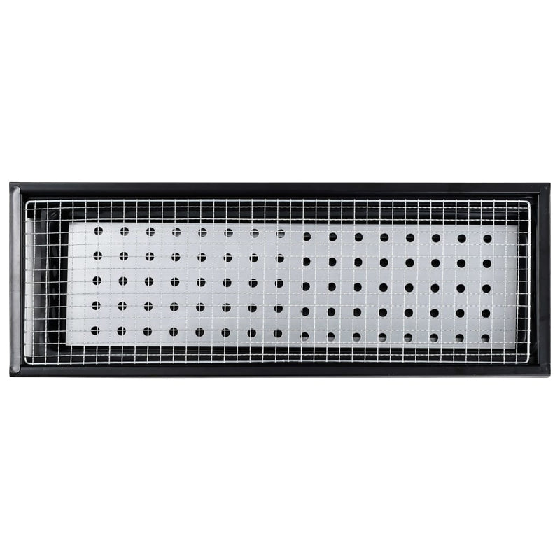 Tragbarer Camping-Grill Stahl 60×22,5×33 cm