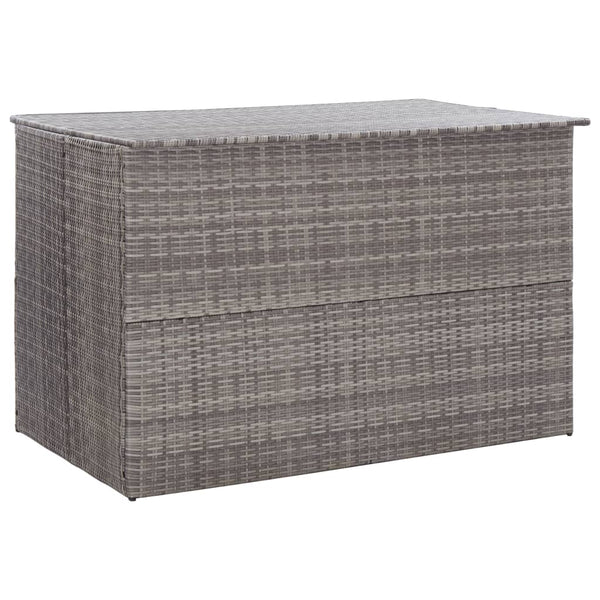 Gartenbox Grau 150x100x100 cm Poly Rattan