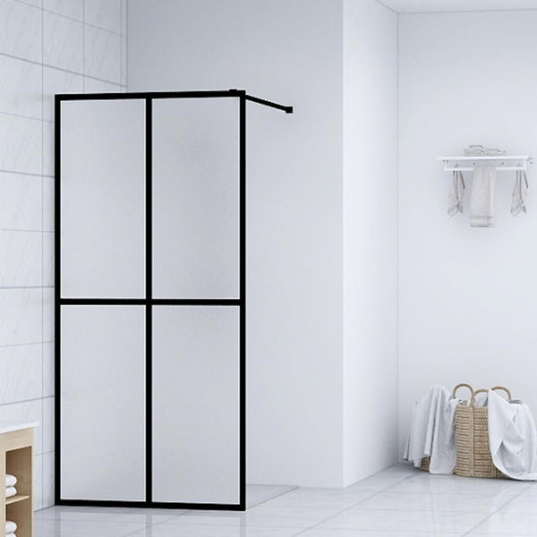 Duschwand für Walk-in Dusche Mattes Sicherheitsglas 100x195 cm