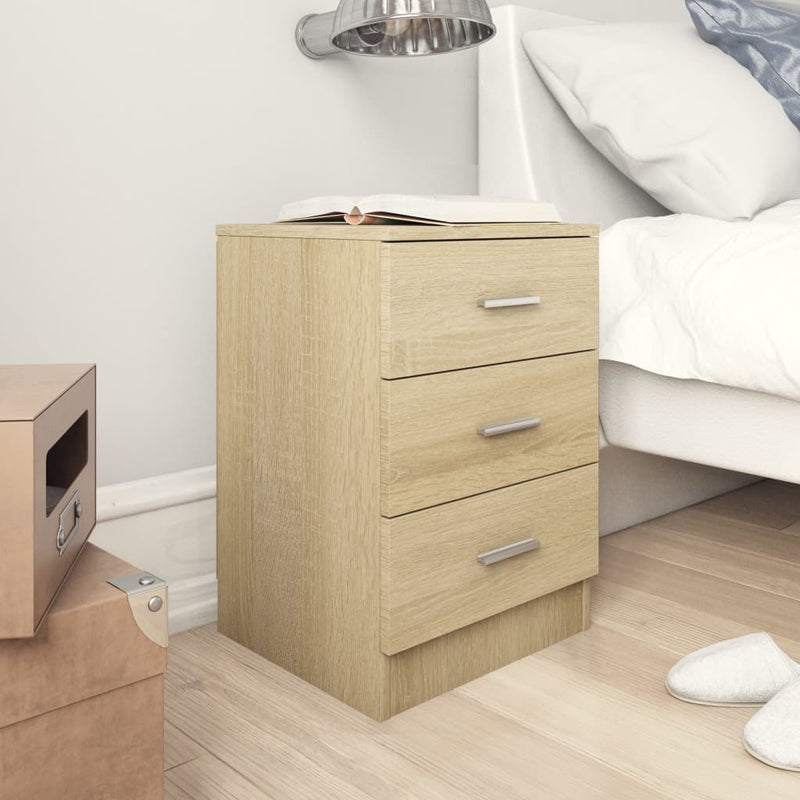 Nachtschrank Sonoma-Eiche 38×35×56 cm Spanplatte