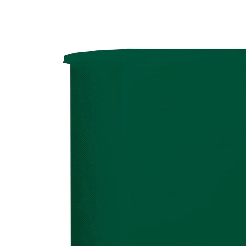 9-teiliges Windschutzgewebe 1200 x 80 cm Grün