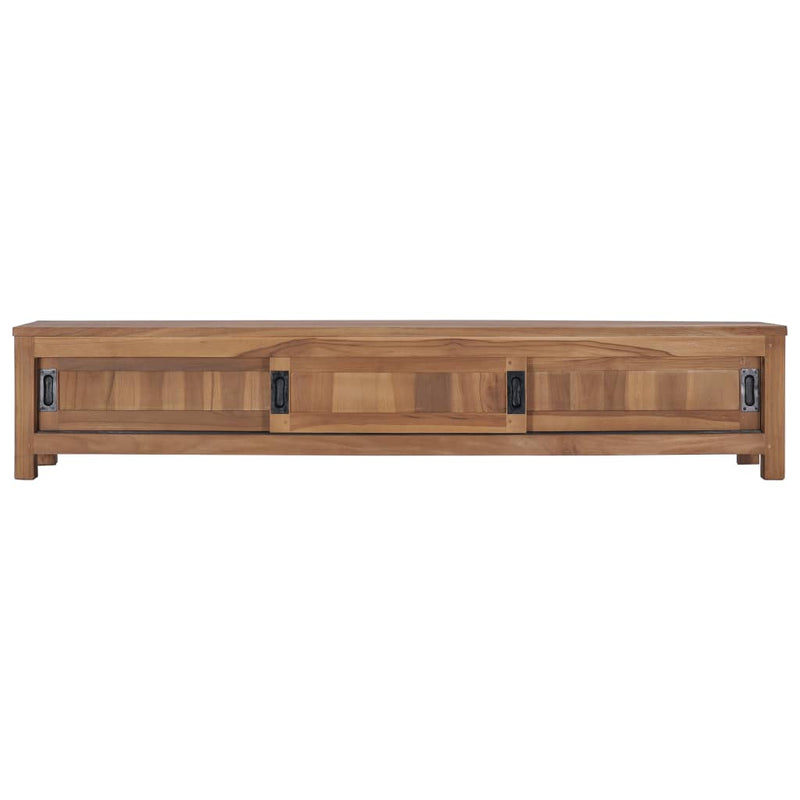 TV-Schrank 150 x 30 x 30 cm Massivholz Teak