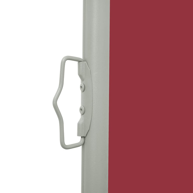 Ausziehbare Seitenmarkise 100×500 cm Rot