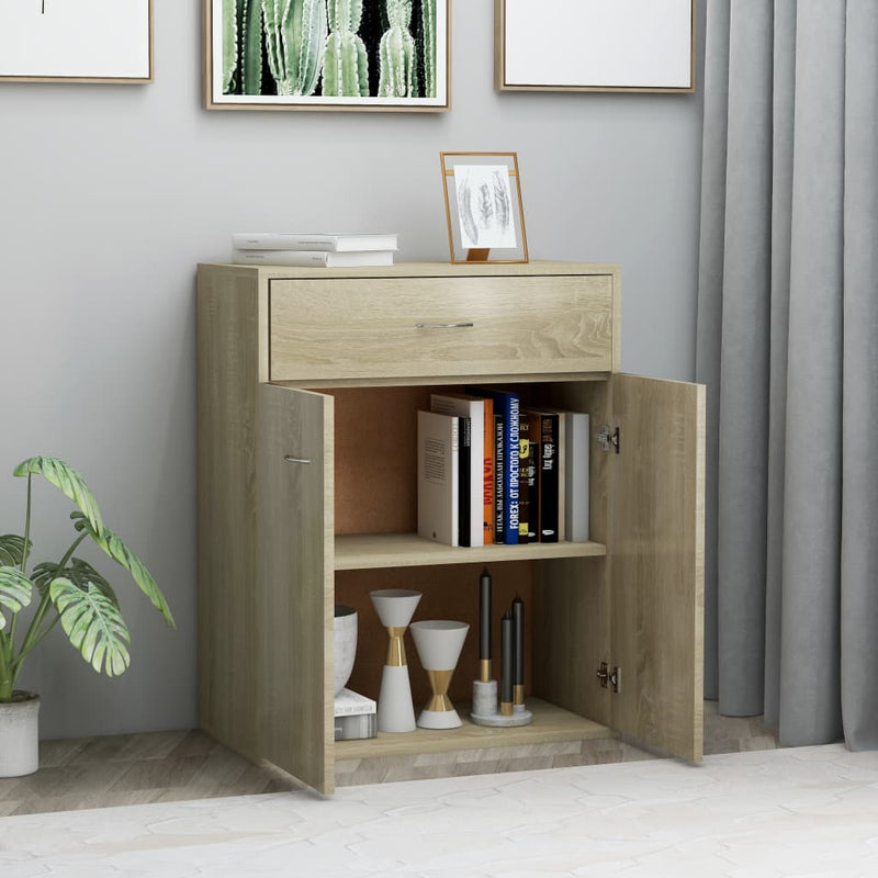 Sideboard Sonoma-Eiche 60x30x75 cm Holzwerkstoff