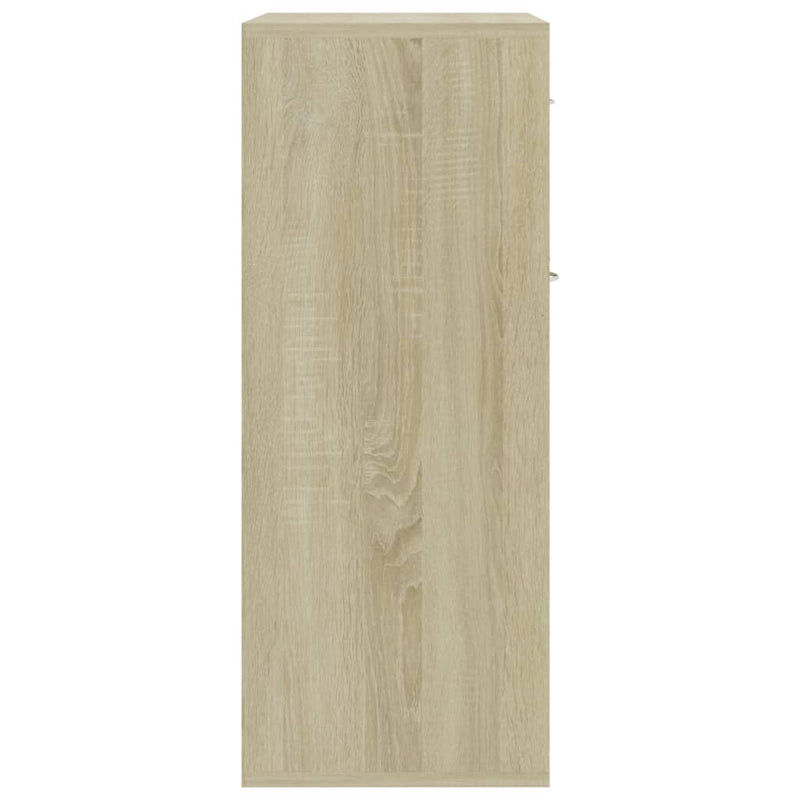 Sideboard Sonoma-Eiche 60x30x75 cm Holzwerkstoff