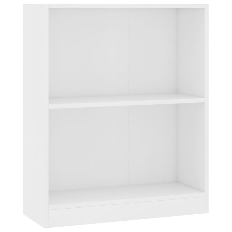 Bücherregal Weiß 60x24x74,5 cm Holzwerkstoff