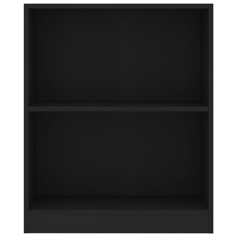 Bücherregal Schwarz 60x24x74,5 cm Holzwerkstoff