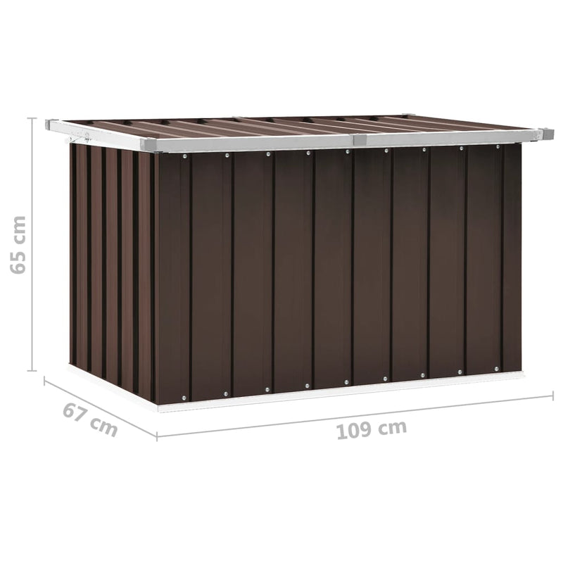 Gartenbox Braun 109 x 67 x 65 cm