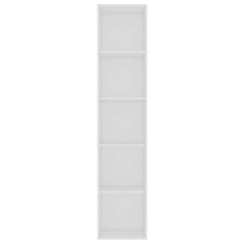 Bücherregal Weiß 40x30x189 cm Holzwerkstoff