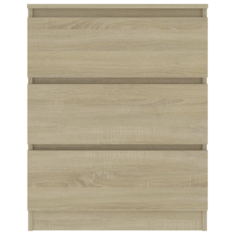 Sideboard Sonoma-Eiche 60x35x76 cm Holzwerkstoff