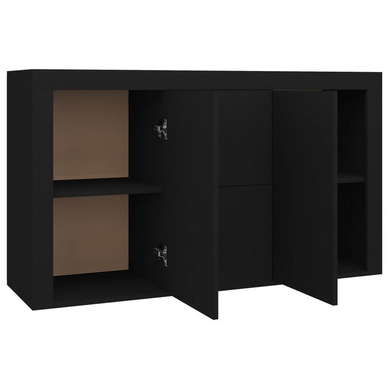 Sideboard Schwarz 120x36x69 cm Holzwerkstoff