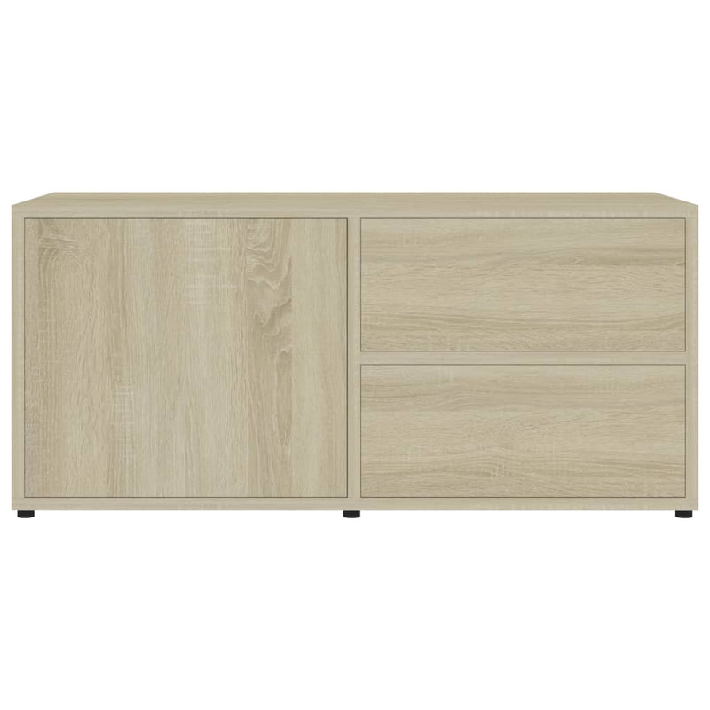 TV-Schrank Sonoma-Eiche 80x34x36 cm Holzwerkstoff