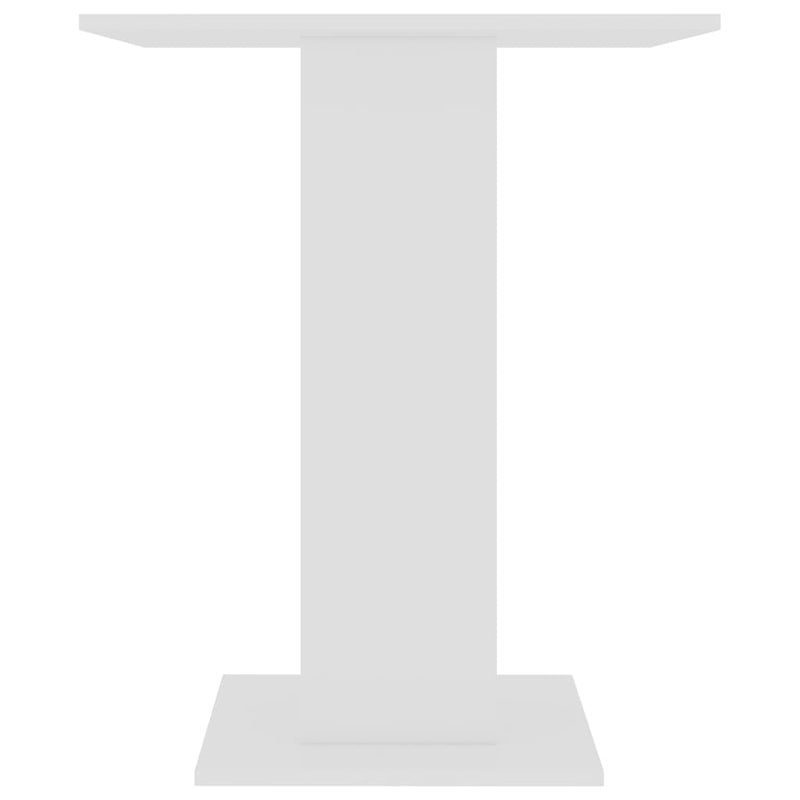 Bistrotisch Weiß 60×60×75 cm Spanplatte