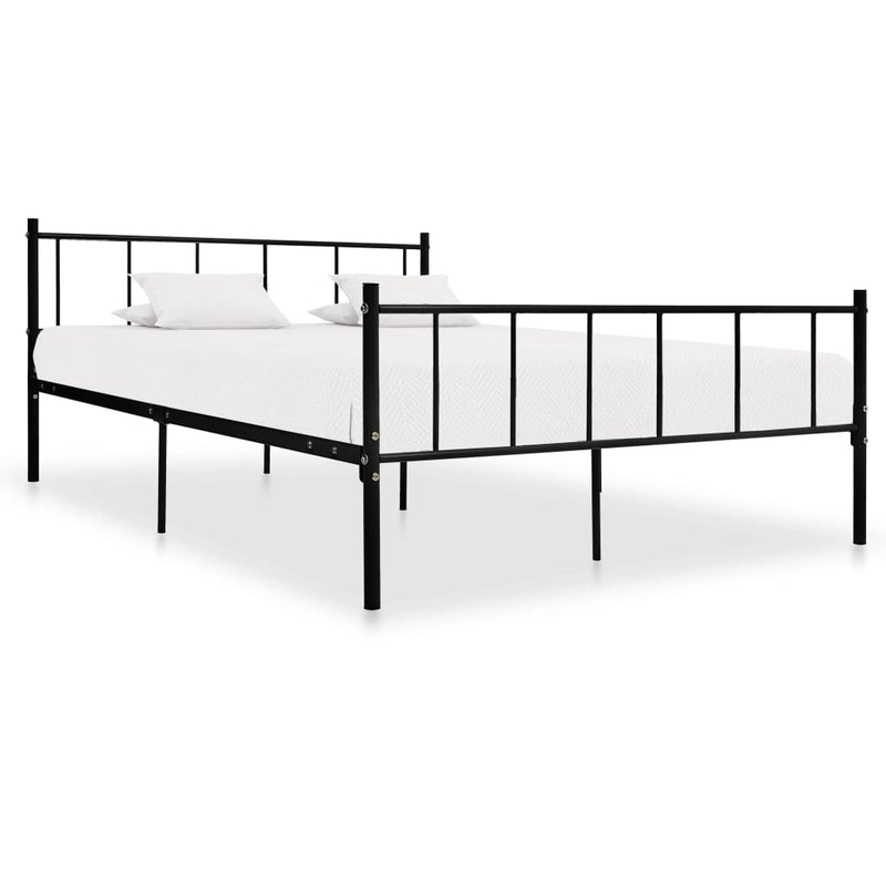 Bettgestell Schwarz Metall 180×200 cm