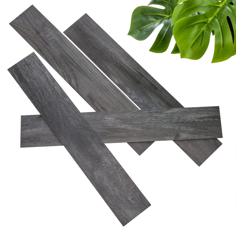 WallArt Dielen Holzoptik Barnwood-Eiche Aschgrau