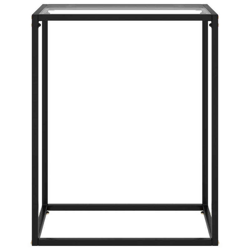 Konsolentisch Transparent 60x35x75 cm Hartglas