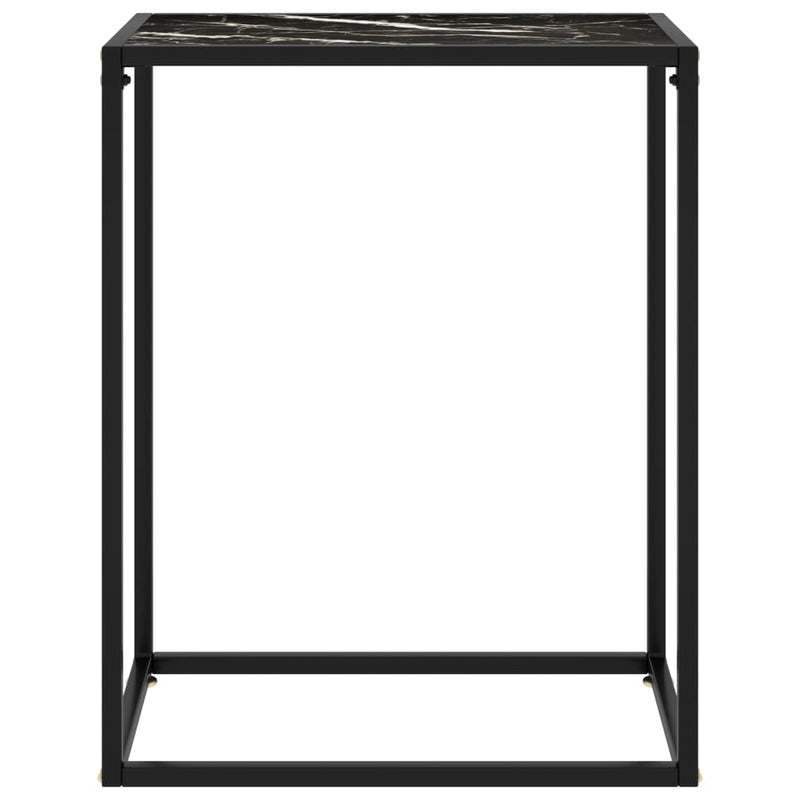 Konsolentisch Schwarz 60x35x75 cm Hartglas