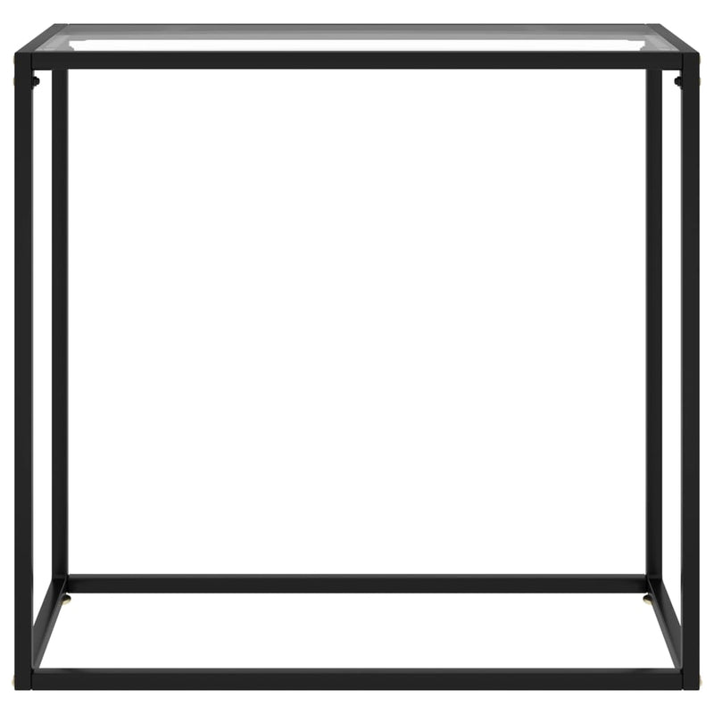 Konsolentisch Transparent 80x35x75 cm Hartglas