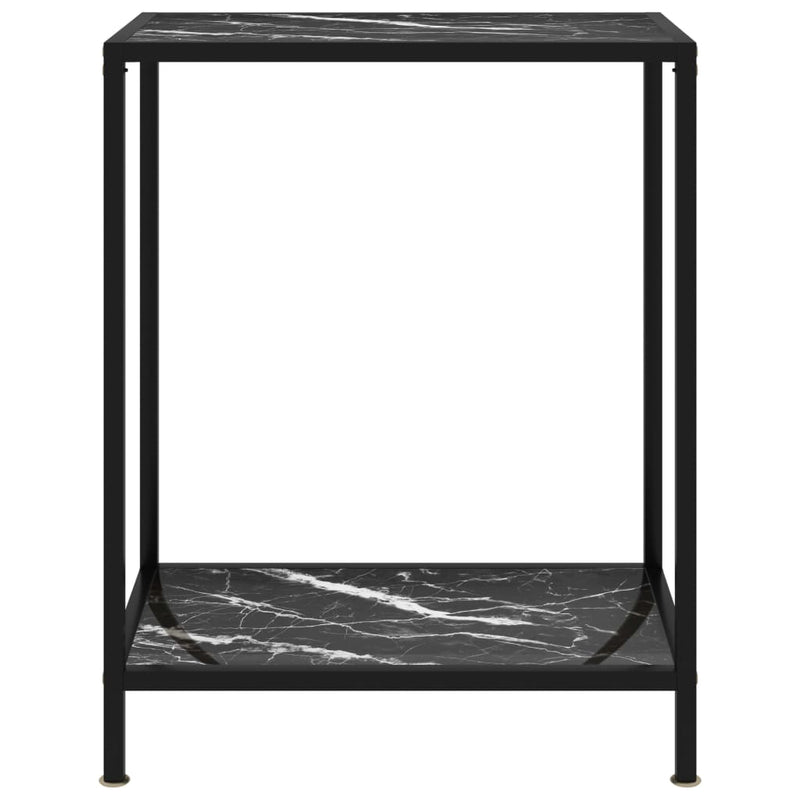 Konsolentisch Schwarz 60x35x75 cm Hartglas