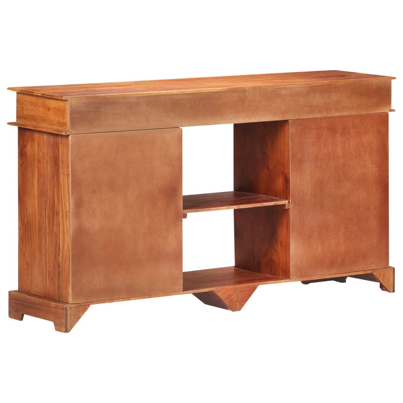 Sideboard 135x35x75 cm Akazienholz Massiv