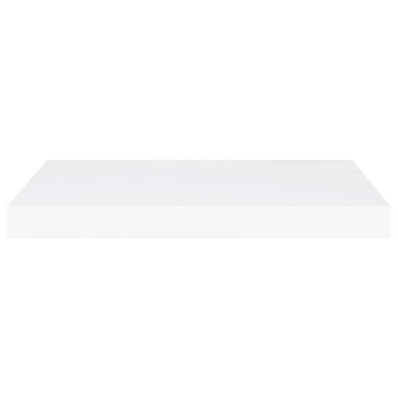 Schwebendes Wandregal Weiß 60x23,5x3,8 cm MDF