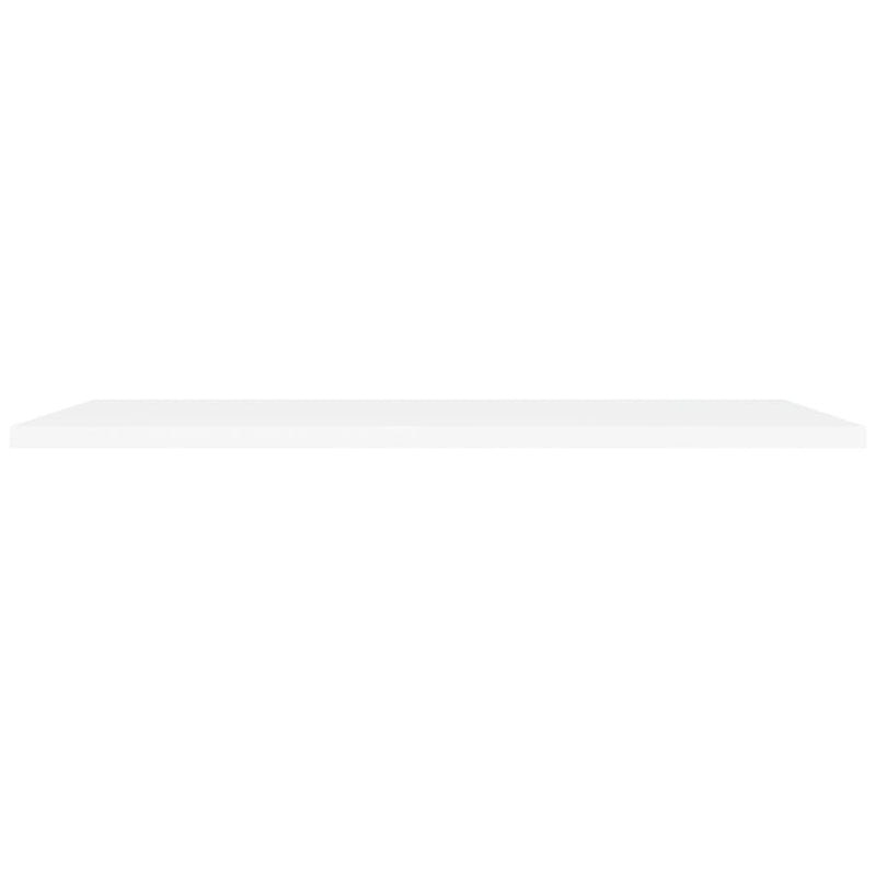 Schwebende Wandregale 2 Stk. Weiß 120x23,5x3,8 cm MDF