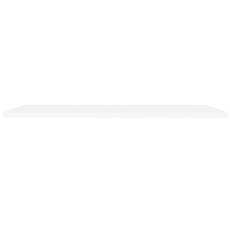 Schwebende Wandregale 4 Stk. Weiß 120x23,5x3,8 cm MDF