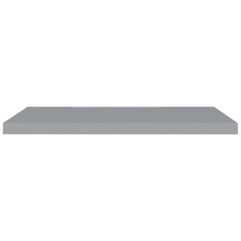 Schwebende Wandregale 4 Stk. Grau 90x23,5x3,8cm MDF