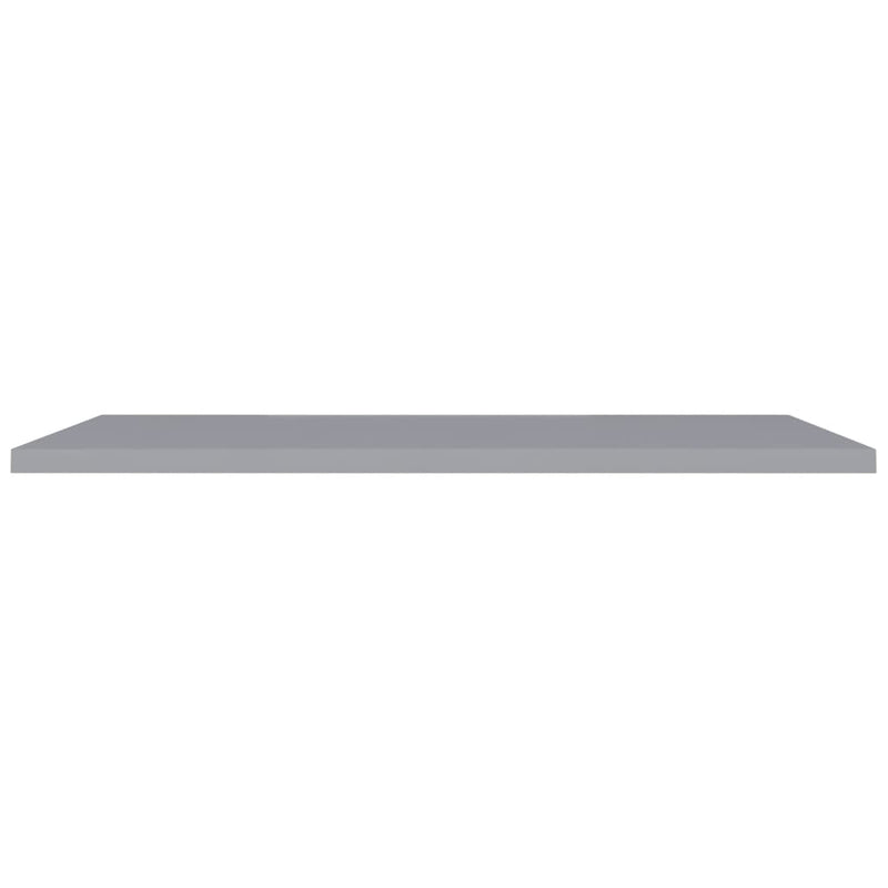 Schwebende Wandregale 4 Stk. Grau 120x23,5x3,8 cm MDF