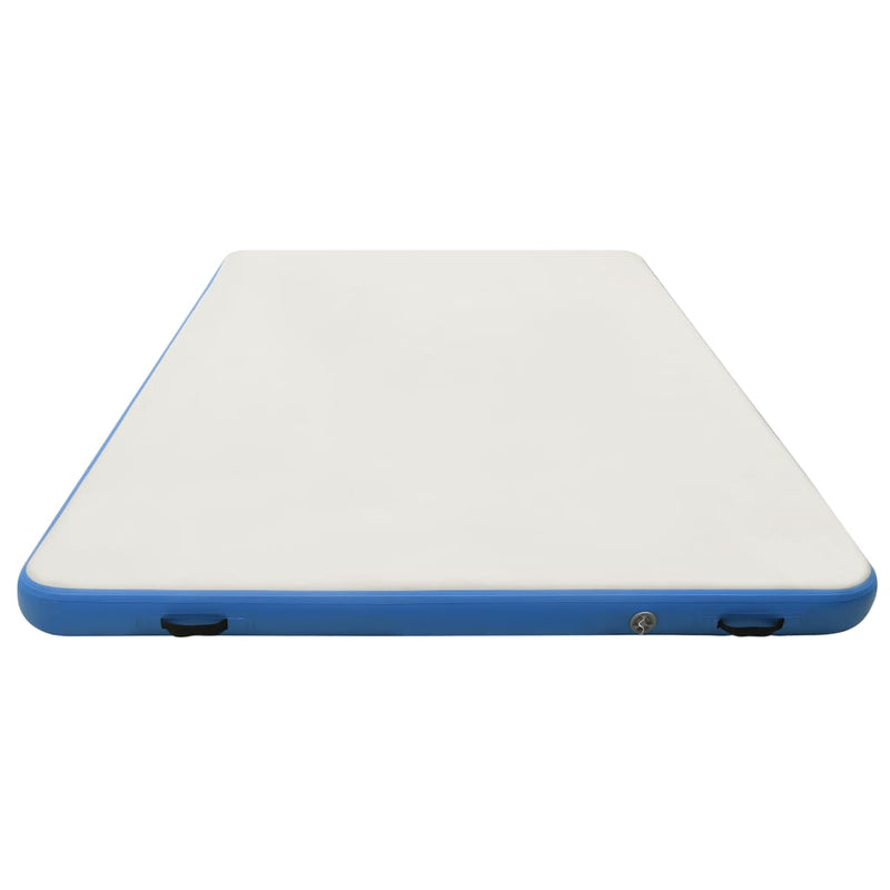 Aufblasbare Schwimmmatte Blau und Weiß 200x150x15 cm