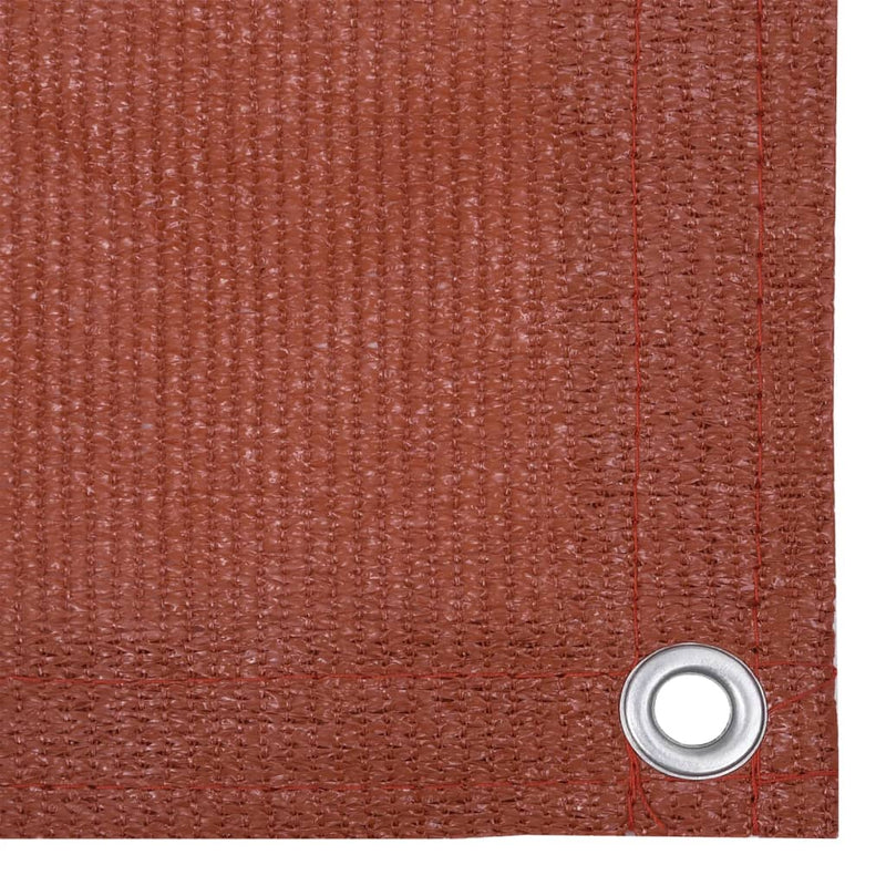 Balkon-Sichtschutz Terracotta-Rot 120x400 cm HDPE