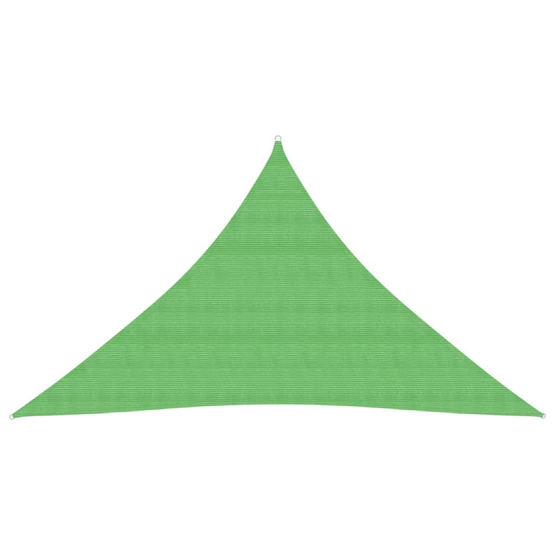 Sonnensegel 160 g/m² Hellgrün 3x3x4,2 m HDPE