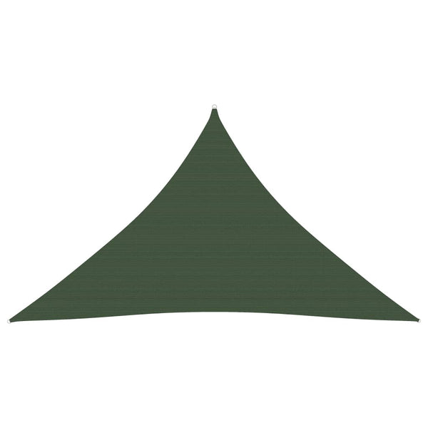 Sonnensegel 160 g/m² Dunkelgrün 4x4x5,8 m HDPE