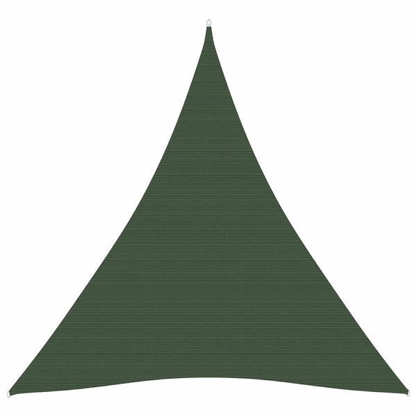 Sonnensegel 160 g/m² Dunkelgrün 5x6x6 m HDPE