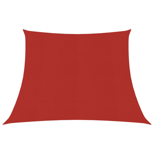 Sonnensegel 160 g/m² Rot 3/4x2 m HDPE