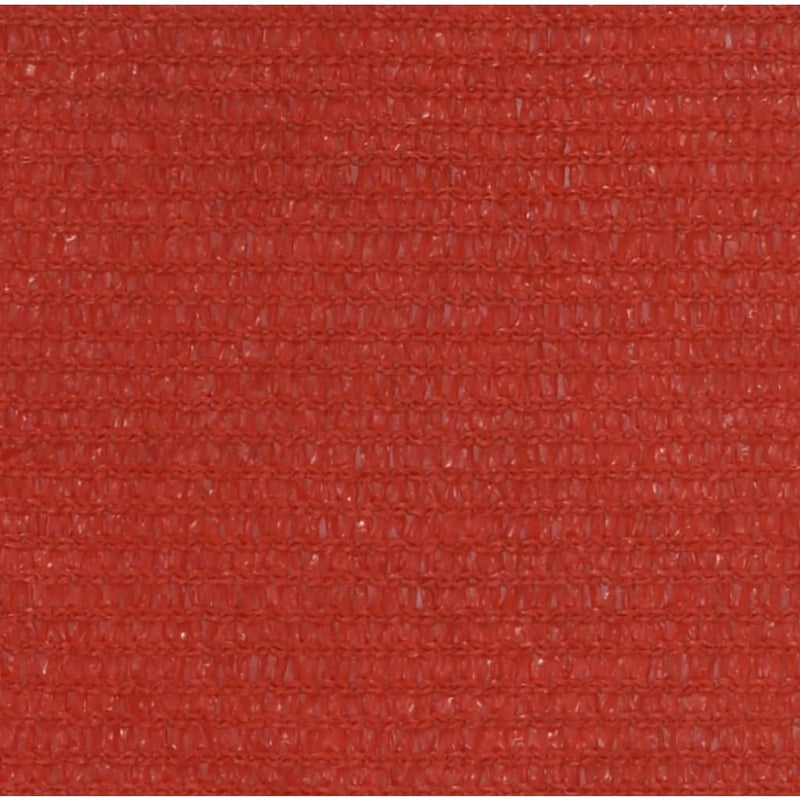 Sonnensegel 160 g/m² Rot 4/5x3 m HDPE
