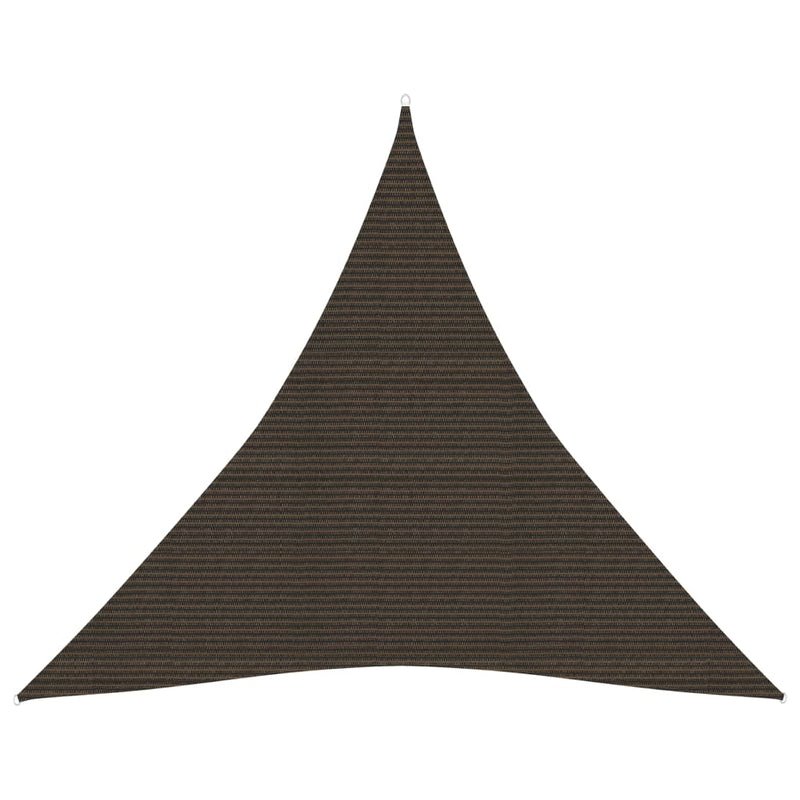 Sonnensegel 160 g/m² Braun 5x5x5 m HDPE