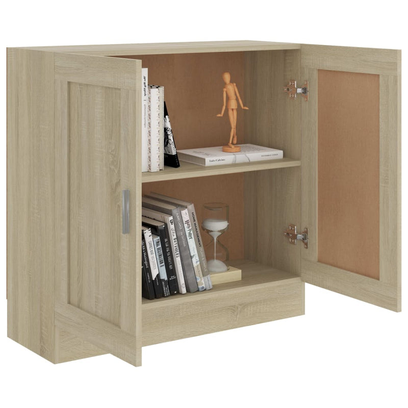 Bücherschrank Sonoma-Eiche 82,5x30,5x80 cm Holzwerkstoff