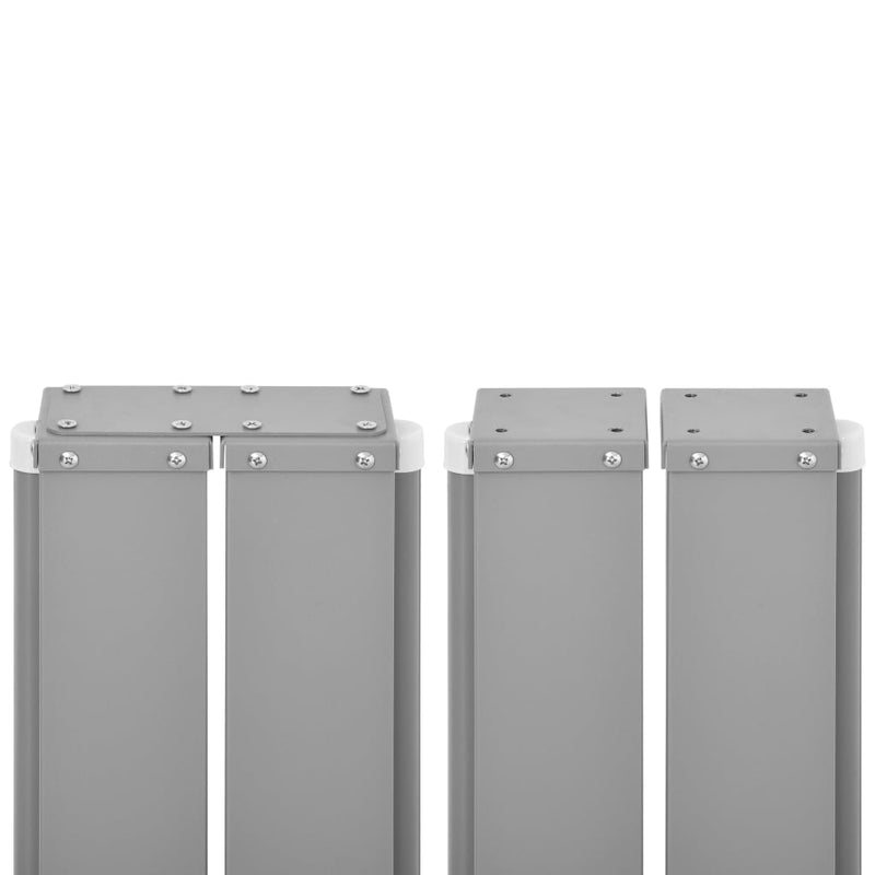 Ausziehbare Seitenmarkise 140x1200 cm Braun